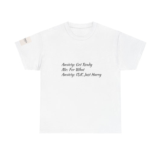 "Anxiety" Unisex Heavy Cotton Tee